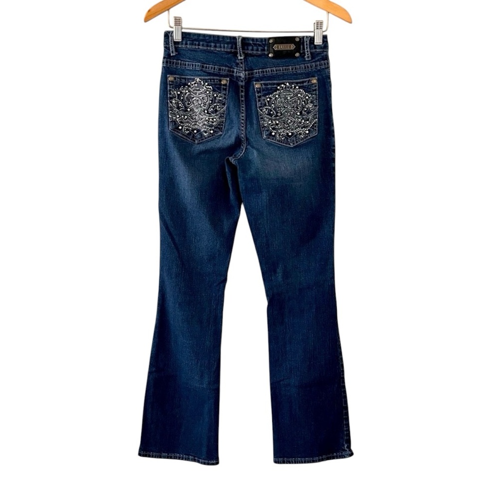 Tru Luxe Jeans•Bootcut Bedazzled Jeans